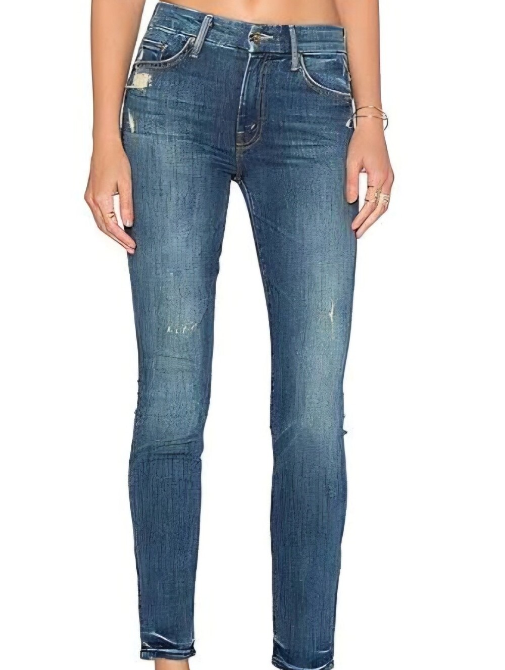 Excellent Condition!! MOTHER High Waisted Looker in Rough It Up Sz 28